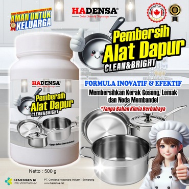 Pembersih Alat Dapur Clean & Bright Bersihkan Kerak Gosong dan Noda (500 g)